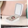 LOLIPPYY Travel Makeup Case with Lighted Mirror Small Makeup Organizer for Outdoor Use Durable Faux Bright Illumination for Easy Application for view 4
