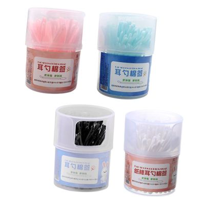 BATHVEVE Cotton Swabs Double-ended Ear Cleaning Buds for Household Use Makeup and Travel Lightweight and Versatile Ear Supplies