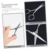BATHVEVE Stainless Steel Eyebrow Scissors Set 6 Pcs Mini Facial Hair Trimmers for Women Portable Small Scissors for Home Use Precision Cutting Tools view 2