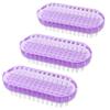 FOMIYES 3pcs Double-sided Nail Cleaning Brush Fingernail Scrubber for Women Girls Gently Dead Skin for Manicure Hand Care view 1