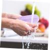 FOMIYES 3pcs Double-sided Nail Cleaning Brush Fingernail Scrubber for Women Girls Gently Dead Skin for Manicure Hand Care view 2