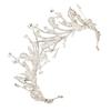 DEARMAMY Crystal Rhinestone Crown Headpiece for Women Elegant Wedding Bridal Hair Accessory Durable Crystal Design for Parties and Birthdays view 1