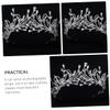 DEARMAMY Crystal Rhinestone Crown Headpiece for Women Elegant Wedding Bridal Hair Accessory Durable Crystal Design for Parties and Birthdays view 3