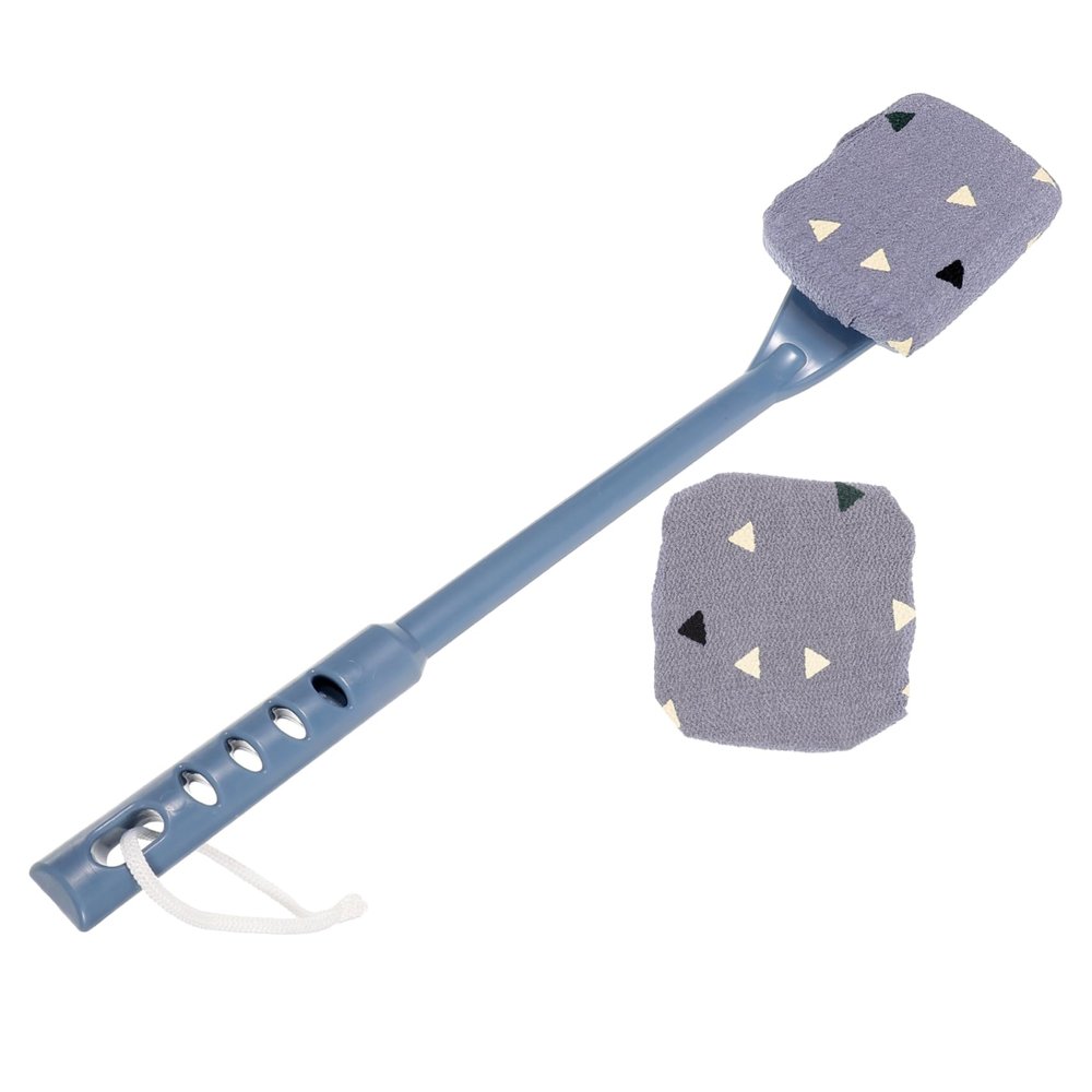 BATHVEVE Bath Brush with Long Handle for Shower Exfoliating Back Scrubber for Body Comfortable and Durable Body Wash Tool for Deep Cleaning and Daily Use