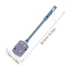 BATHVEVE Bath Brush with Long Handle for Shower Exfoliating Back Scrubber for Body Comfortable and Durable Body Wash Tool for Deep Cleaning and Daily Use view 2