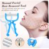 DEARMAMY Manual Facial Hair Remover Spring Tool for Women Portable Epilator for Face Hair Removal Compact Beauty Trimmer for Dermaplaning view 3