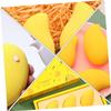 ARTSEWPLY 3pcs Mango Shaped Makeup Sponge Set Non-latex Cosmetic Puff for Even Application Wet Dry Use Reusable Blending Tool for Foundation and Powder for Makeup Lovers view 3