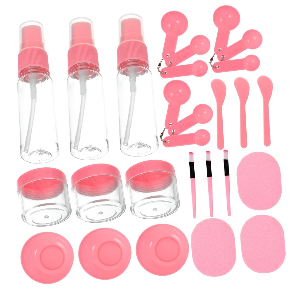 BAZEITFLOW 1 Set DIY Medium Facial Mask Tool Set Reusable Mixing Bowls Sticks and Brushes for Home Salon Routine Easy to