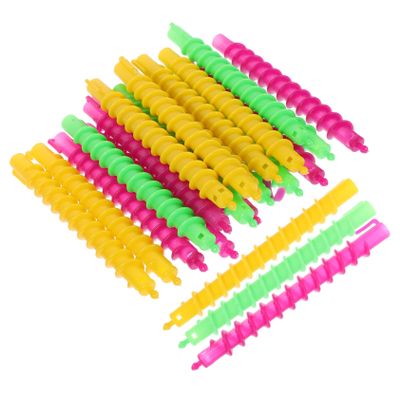 EPIGEIST 100pcs Spiral Perm Rods for Long Hair Easy Overnight Curls Curlers Curly Hair Salon Perm Kit
