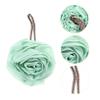 Flower Shower Sponge 2 Pcs PE Mesh Bath Ball Exfoliating Blue view 3