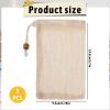 3 Pack Soap Exfoliating Bag Natural Sisal Soap Saver Bag Pouch Natural Soaps Saver Bar Bags with Drawstring for Exfoliating Foaming and Drying Soaps Holder view 2