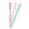 PartyKindom 3pcs Safety Razor for Eyebrow Hair Remover Trimmer Gentle Pain Precision Stainless Steel Blades Safety Guard Comb for Daily Use view 1