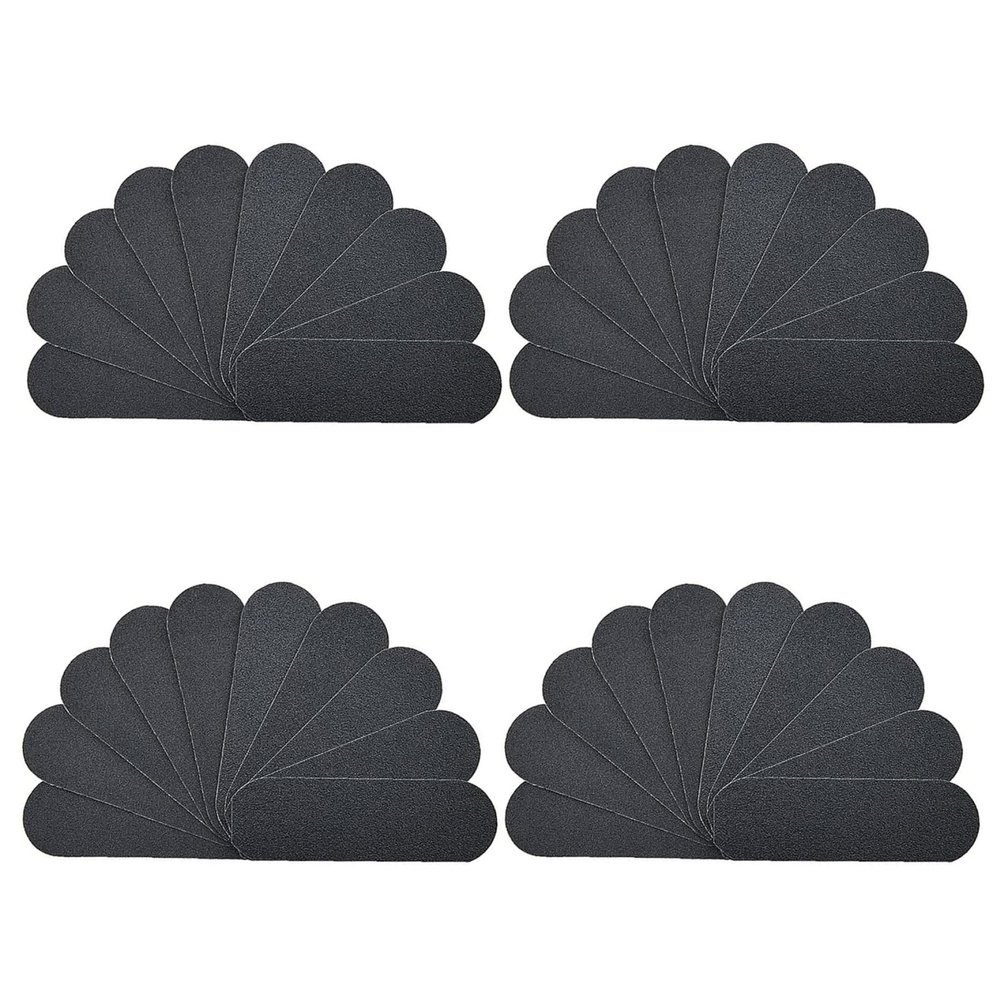 40Pcs Foot File Replacement Pads Corse  Fine Stainless Steel Foot File Refills 1.7x5.3'' Callus Cuticle Hard Dead Skin Remover Sandpaper Pads Pedicure Tools for Feet Replacement P