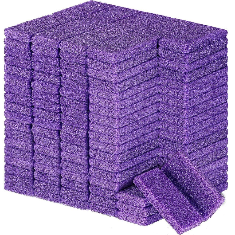 Batiyeer 300 Pcs Pumice Stone Bulk for Feet Scrubber Dead Skin Disposable Foot Pumice Foot Shower Scrubber for Heel Cuticle Callus Remover Bath Spa