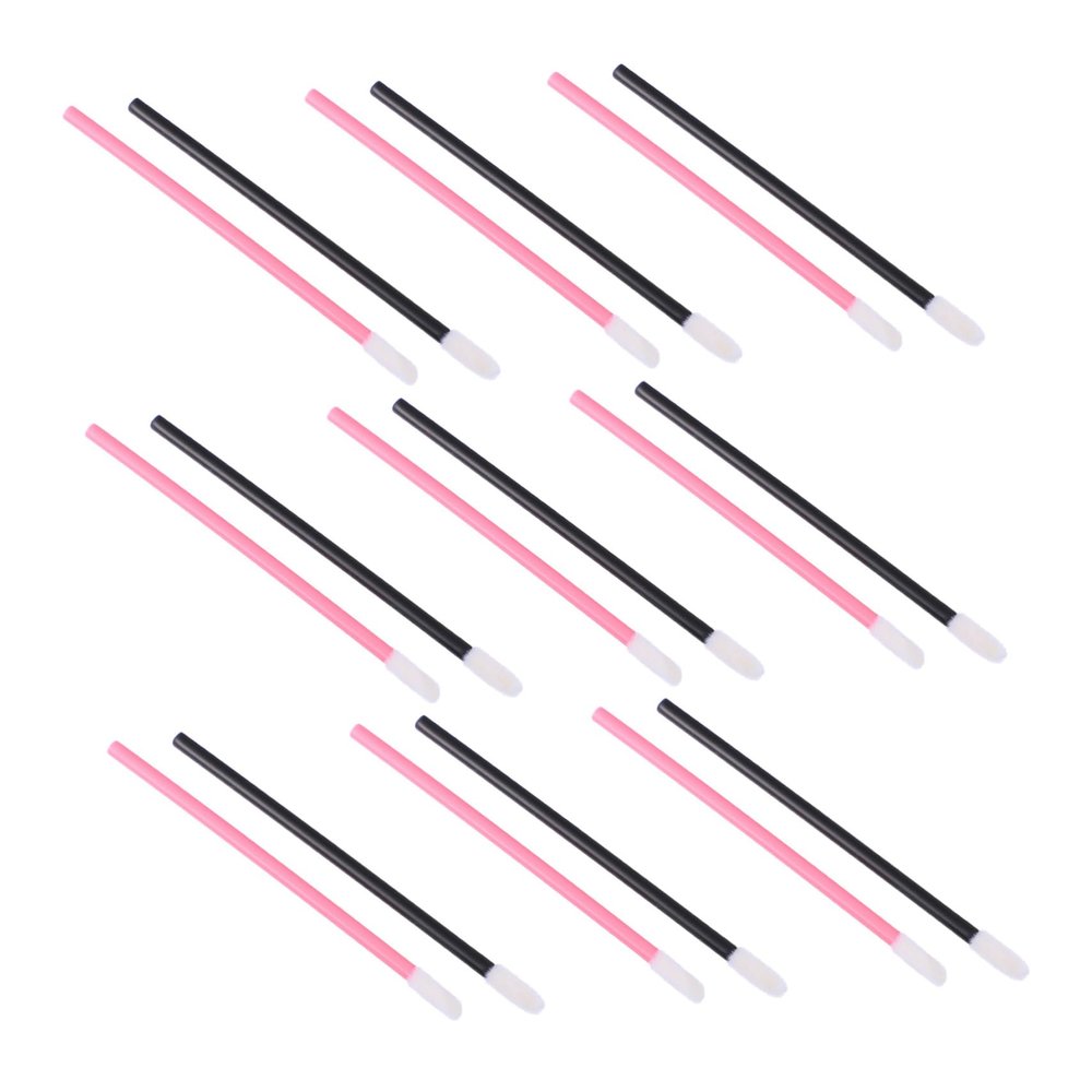 MUSISALY 200pcs Cosmetic Brush Makeup Tool Kit Lip Brush Retractable Lipstick Applicators