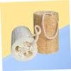 ABOOFAN 2pcs Natural Loofah Bath Shower Brushes Spa Body Scrubbers Exfoliating Sponges for Deep Cleansing view 2