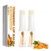 2PCS Turmeric Lip Balm for Dark Lips,Lip Balm for Dark Lips, Dark Lips Treatment for Smokers,Brightening for Dark Lips, Long-Lasting Moisturizer for Dry, Cracked, and Dull Lips view 1