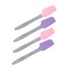 Beaupretty 4pcs Multi-function Wax Sticks Silicone Wax Applicators for Body Hair Removal Cleaning Pots Tools Purple Pink view 1