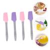 Beaupretty 4pcs Multi-function Wax Sticks Silicone Wax Applicators for Body Hair Removal Cleaning Pots Tools Purple Pink view 4