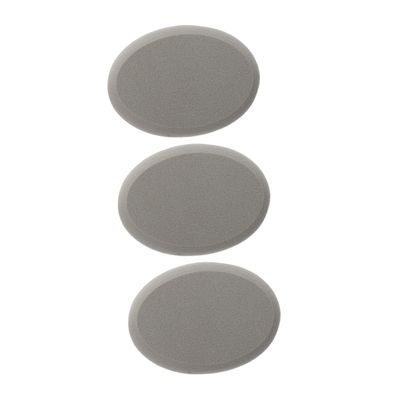 ARTSEWPLY 3Pcs Fluffy Loose Powder Puff Oval Makeup Applicator for Dry Wet Use for Foundation Face Powder Powder Washable Skin Friendly