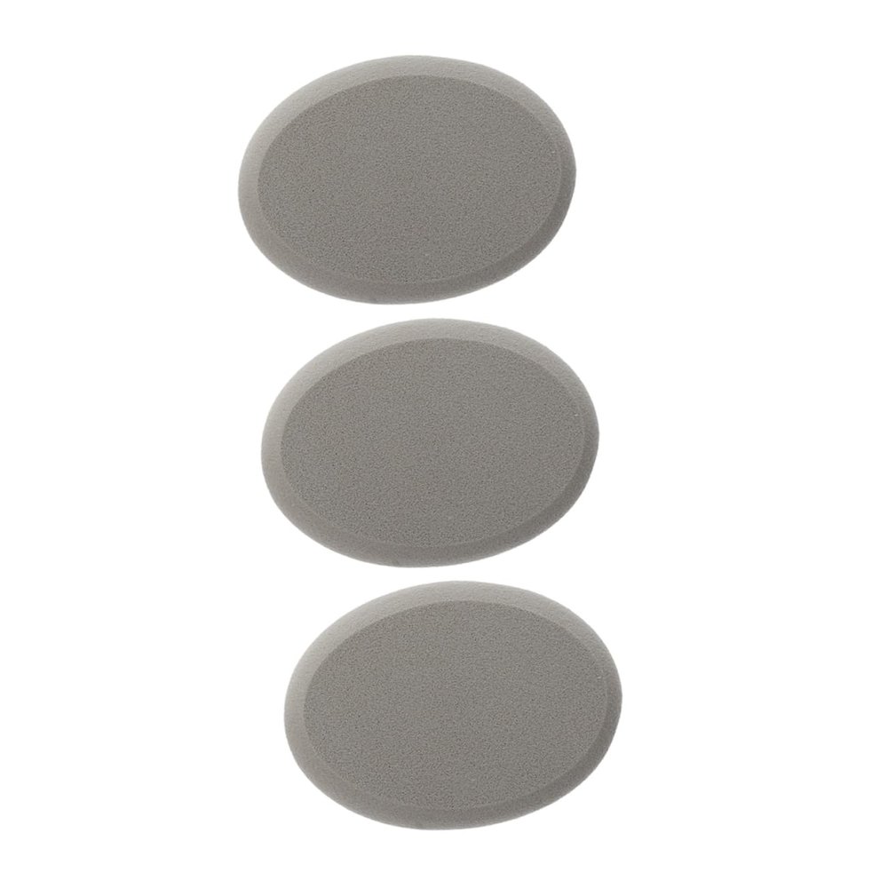 ARTSEWPLY 3Pcs Fluffy Loose Powder Puff Oval Makeup Applicator for Dry Wet Use for Foundation Face Powder Powder Washable Skin Friendly