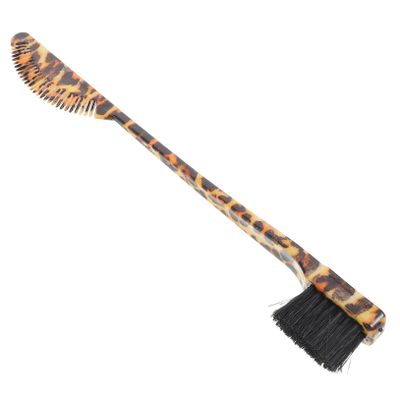 HAKIDZEL Dual Head Eyebrow Brush Applicator Tool for Effortless Shaping and Styling Compact Travel Design for Beauty and Hair Integrated Comb for Natural Arches