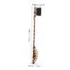 HAKIDZEL Dual Head Eyebrow Brush Applicator Tool for Effortless Shaping and Styling Compact Travel Design for Beauty and Hair Integrated Comb for Natural Arches view 2