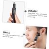 Beavorty Electric Nose Hair Trimmer Set USB Rechargeable 2-in-1 Vibrissa Clipper Black Metal Body for Men and Women for Grooming Nose and Sideburns view 2