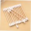 DECORNIJIA 300PCS Double-Headed Cotton Swabs Household Makeup Remover Sticks Soft Cotton Buds for Personal Care and Cosmetic Use view 2