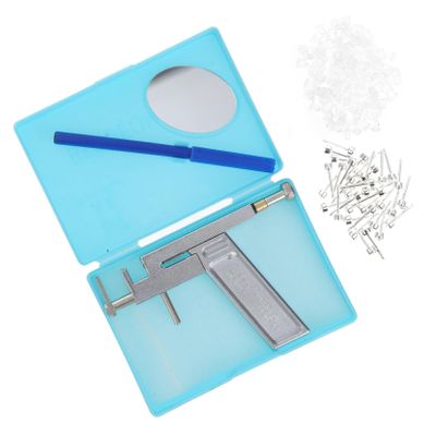 FRCOLOR Stainless Steel Ear Piercer Gun Painless Piercing Kit Taper Piercing Tool