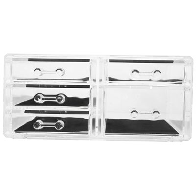 Alipis Makeup Organizer Box Stackable Storage Container for Cosmetics Jewelry and Drawer Organizer for Bathroom Vanity and Desk