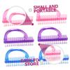 WRITWAA 6pcs Nail Dust Brush Bristles for Nail Art Cleaning for Professional Salons Home Use Compact Design present view 2