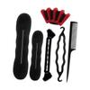 ARTSEWPLY Hair Bun Maker Set Easy Diy Hair Styling Tools for Women Girls Includes Various Braiding Accessories Durable Hairdressing Supplies Black view 1