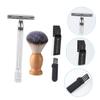 Gogogmee Beard Grooming Kit Men Shaving Kit Manual Shaver Razor Hair Trimmer Safety Razor and Beard Brush view 3