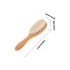 Beavorty Wool Beard Brush for Men Curved Handle Beard Cleaner 1 Pack for Shaving and Grooming Suitable for Barbers and Home Use view 2