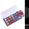 18 Vibrant Colors Eyeshadow Palette| Long Wearing And Easily Blendable Eye Makeup Palette | Multicolor - 25Gm | Matte,Shimmery, Glitter & Metallic Finish Palette (Skin) view 2