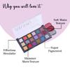 18 Vibrant Colors Eyeshadow Palette| Long Wearing And Easily Blendable Eye Makeup Palette | Multicolor - 25Gm | Matte,Shimmery, Glitter & Metallic Finish Palette (Skin) view 3