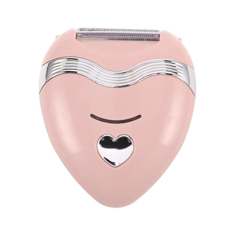 FOMIYES 1 Set Women Electric Trimmer - Heart Shaped Wet Dry Shaver for Sensitive Skin Portable Hair Removal Device for Travel Underarm Legs