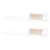 CTIRCHIU 2Pcs Folding Stainless Steel Eyebrow Comb and Eyelash Brush Set for Girls Portable Makeup Tool Fine Metal Teeth for Eyebrow Grooming and Eyelash Separation view 1