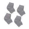 EPIGEIST 2Pairs Gel Heel Protector Socks for Crack Care Moisturizing and Breathable Ankle Socks Comfortable Fit for Night Wear Grey view 1