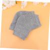 EPIGEIST 2Pairs Gel Heel Protector Socks for Crack Care Moisturizing and Breathable Ankle Socks Comfortable Fit for Night Wear Grey view 3