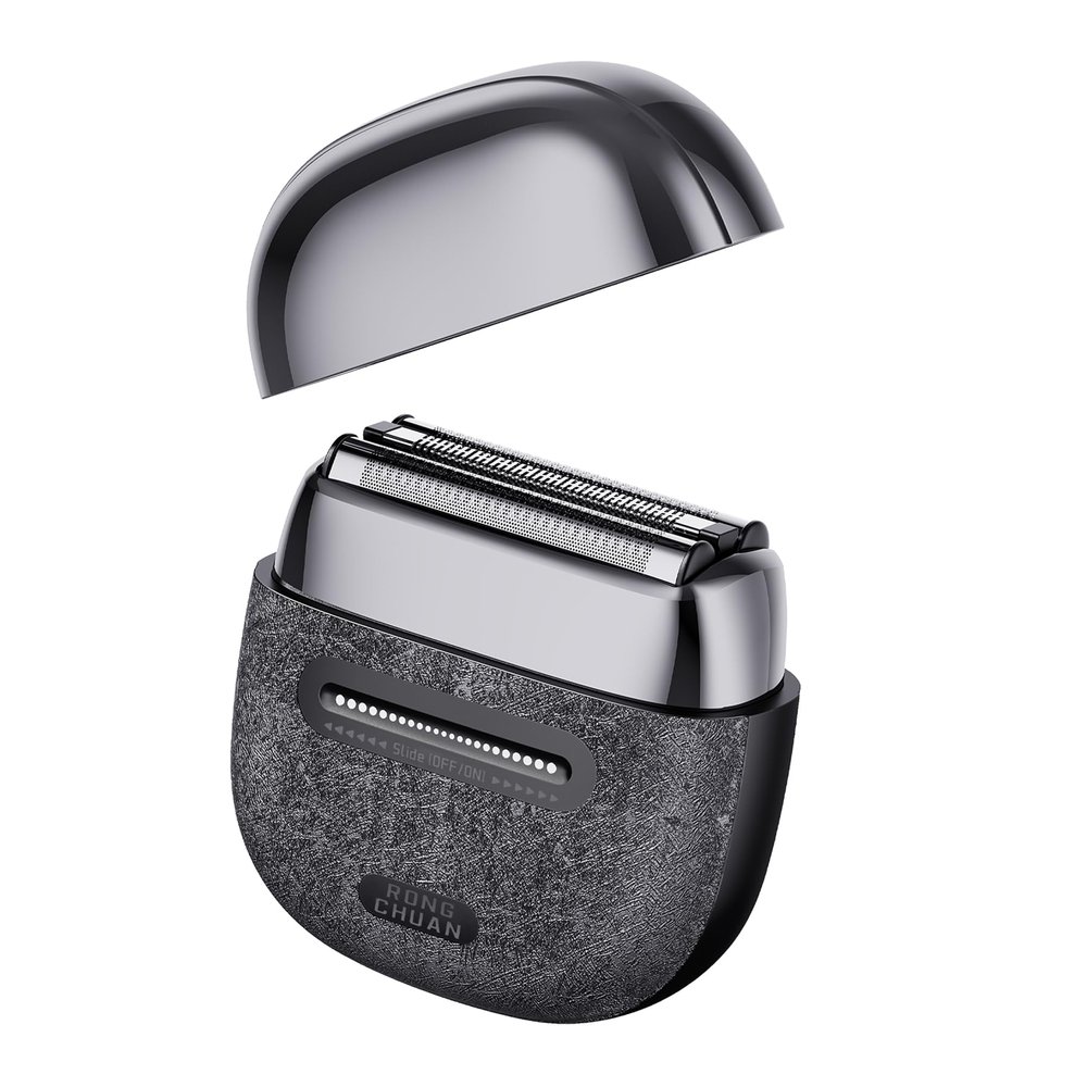 Electric Foil Shavers for Men Portable Electric Razor Mini with 3D Floating Blades,Travel Lock & Fast USB-C Charging Palm-Sized Design Wet/Dry Use, Compact Travel Shaver for Face, Beard & Body