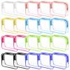 20 Packs Clear Cosmetics Bags for Women Men Waterproof Toiletry Bags PVC Makeup Bags Organizer Case with Zipper for Travel Bathroom (20PCS -8Colors) view 1