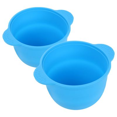 CTIRCHIU 2Pcs Silicone Wax Warmer Liners Reusable Waxing Machine Bowl for Hair Removal Versatile and Skin Friendly Wax Pot Replacement for Efficient Hair Removal Process