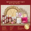 21Pcs Bath and Body Gift Basket Set for Women Christmas Gifts- Rose Vanilla XL Spa Gift Basket for Women Gifts Bath Gift Set Home Spa Self Care Kit Necklace Finger Ring gift, Birthday Spa Gift view 2