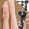 Cordless Pedicure Tool  Callus Remover, Electric Heel Buffer | Skin Exfoliator Device, Foot Smoothening Kit for Hotel, Home, Travel, Rechargeable Sole Polisher, Velvet Finish Roller for Dry Heels view 3