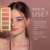 BEMT Artist Blusher Palette for Makeup, Long Lasting with matte and shimmer shade view 3