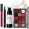 UCANBE Red Halloween Makeup Kit  Clown Vampire Joker Demon Makeup Set for SFX Costume Cosplay with Eyeshadow Palette, White Foundation, Red Liquid, Black Eyeliner, Setting Powder & Sponges view 1
