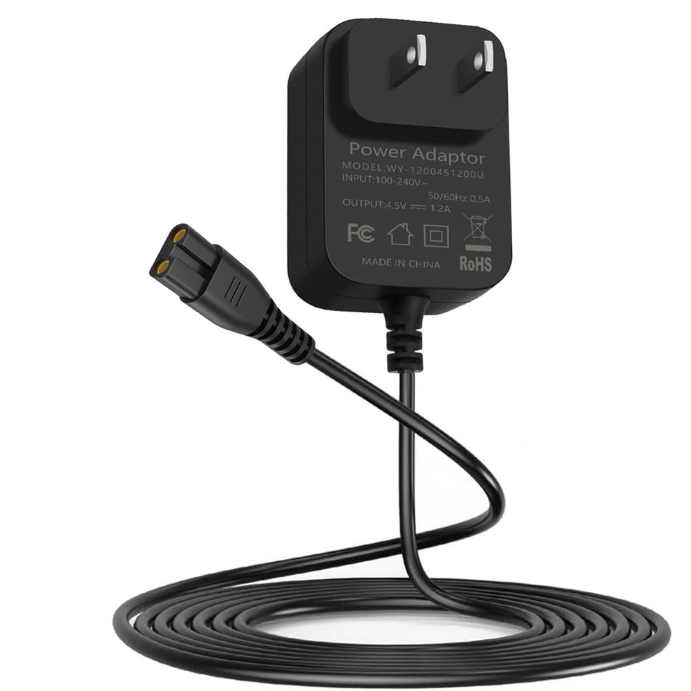 CHENXRN 4.5V Charger Fit for BaBylissPRO Clipper FX870 FX820 FX825, Trimmer FX787 FX788 FX726, Massager FX SSM Replacement Power Cord 4.92FT