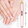 Electric Nail Buffer  Portable Trimmer Drill, Handheld Manicure File | Lightweight Filing Tool for Thick Toenails, Edge Shaping, Acrylic Sanding, Multipurpose Polisher Kit for Personal Groom view 3